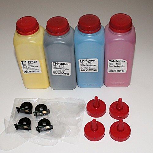 TM-toner 4 Color Toner Refill with Chips for Dell 3110, 3110CN, 3115, 3115CN Series printer 310-8092,310-8094,310-8096,310-8098