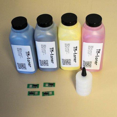 Simplyitem ? 4 High Yield Toner Refill for Dell 3110 3115, 3110cn 3115cn + 4 chips, PF030, PF029, RF013, NF556