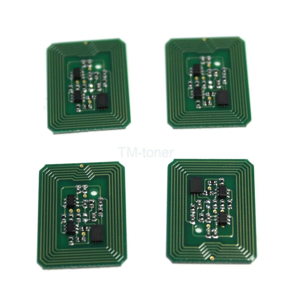 Compatible 4 Toner Chips for OKI C9600n, C9600hn C9800hn C9800hdn Refill 42918904 42918903 42918902 42918901