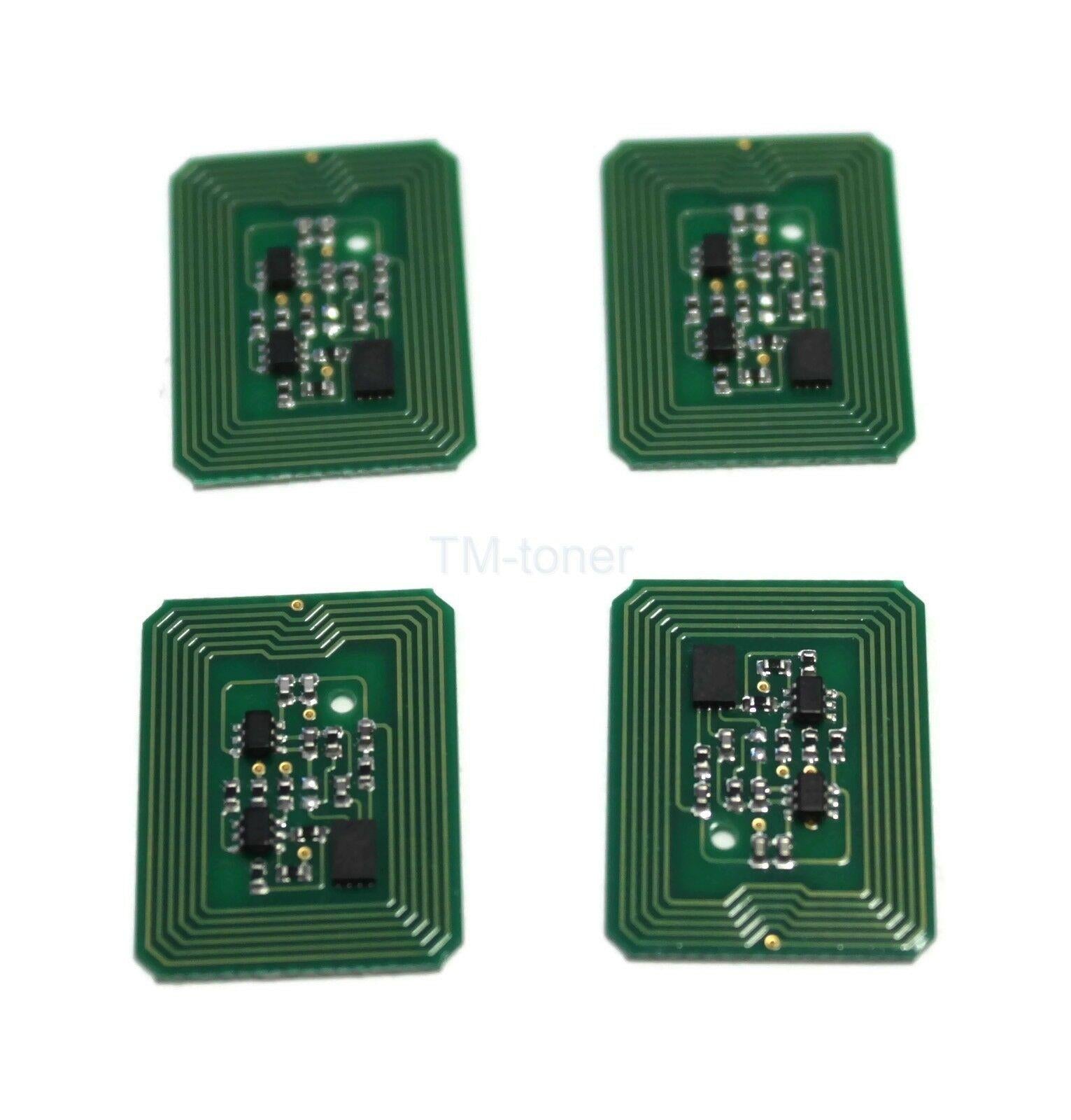 Compatible 4 Toner Chips for OKI C9600n, C9600hn C9800hn C9800hdn Refill 42918904 42918903 42918902 42918901