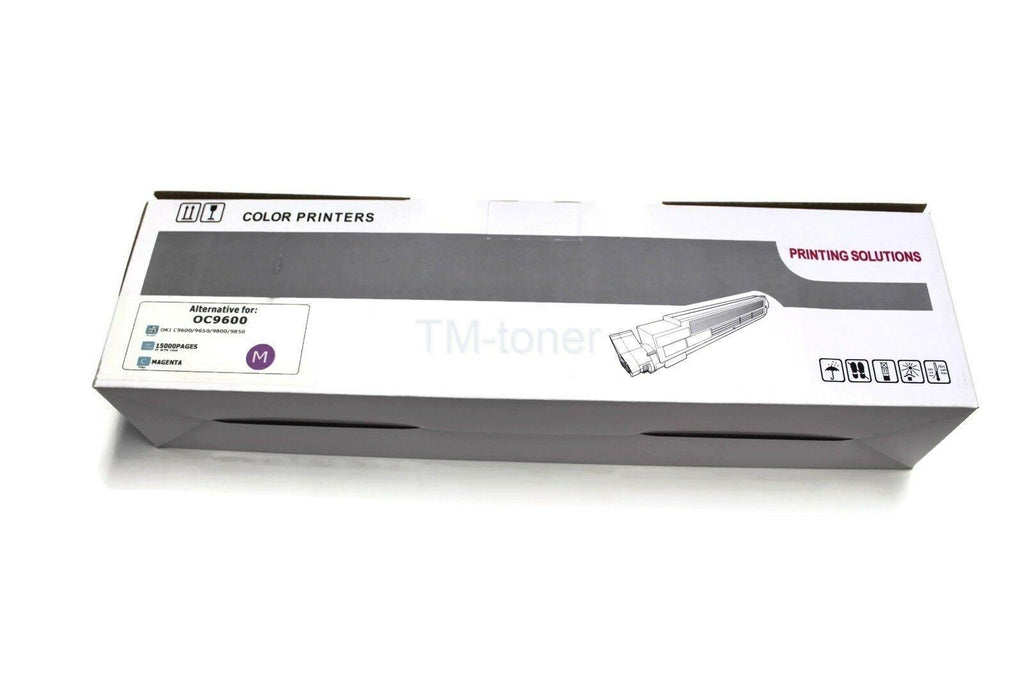 4-Pack Toner Cartridge Set for Okidata Oki C9600 C9650 C9800 42918904 42918901