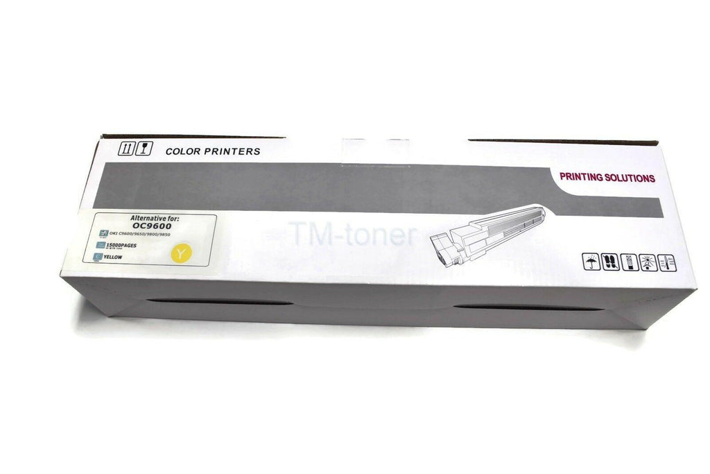 4-Pack Toner Cartridge Set for Okidata Oki C9600 C9650 C9800 42918904 42918901