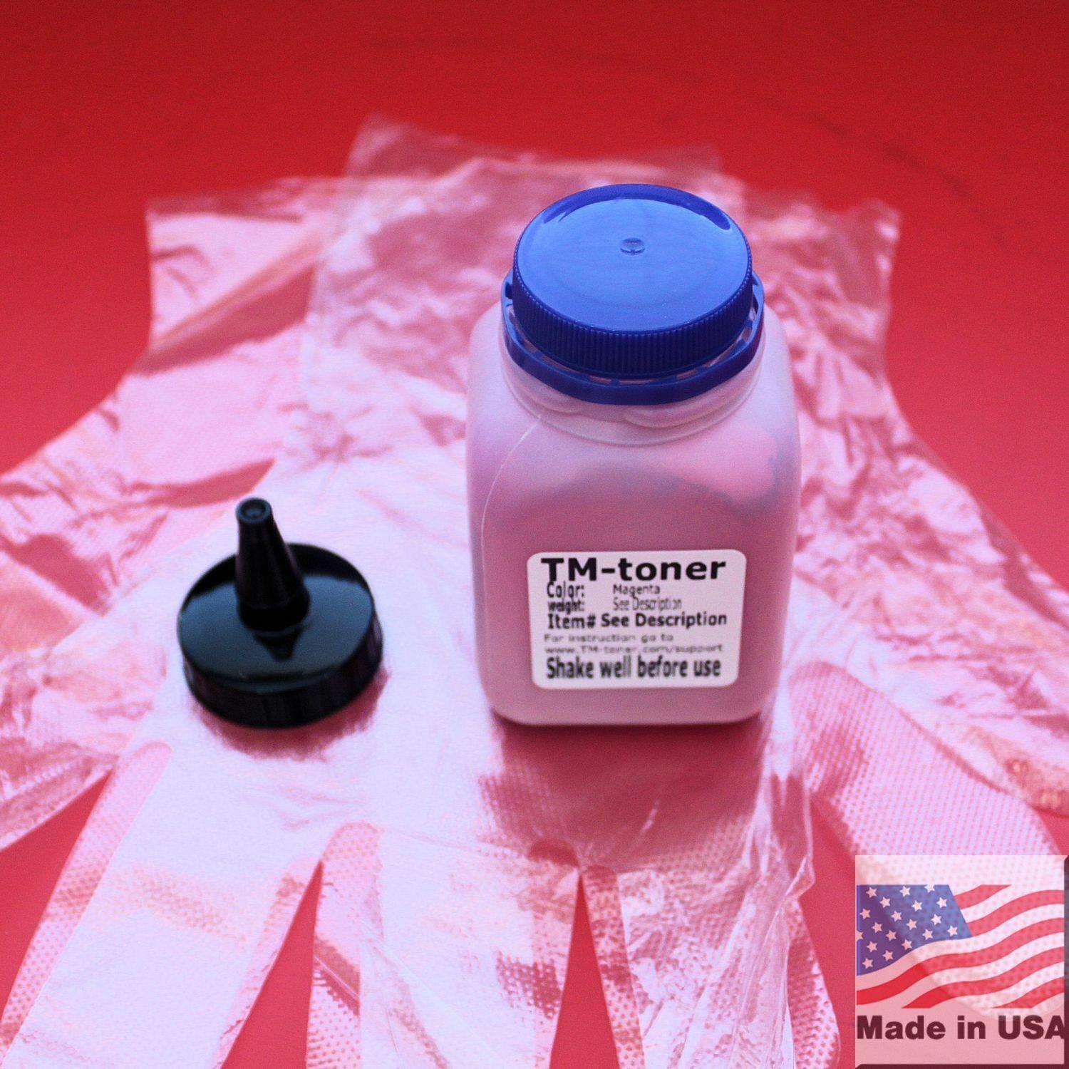 40gr Magenta Toner refill no chip for HP CP1215 CP1515n CP1518 CM1312nfi MFP