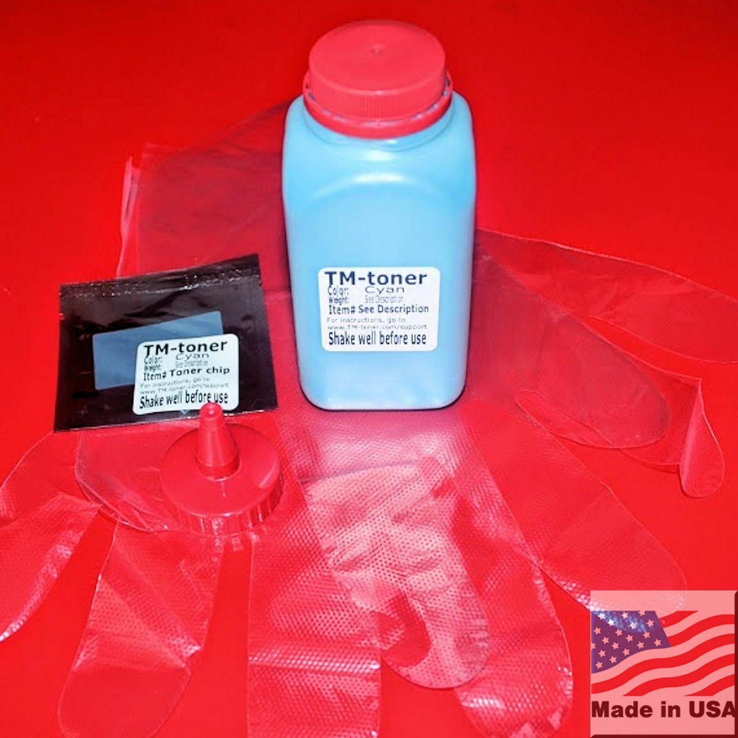 140g W chip Cyan Toner Refill Kit for HP CE251A  CM3530 CM3530fs CM3530 CP3525