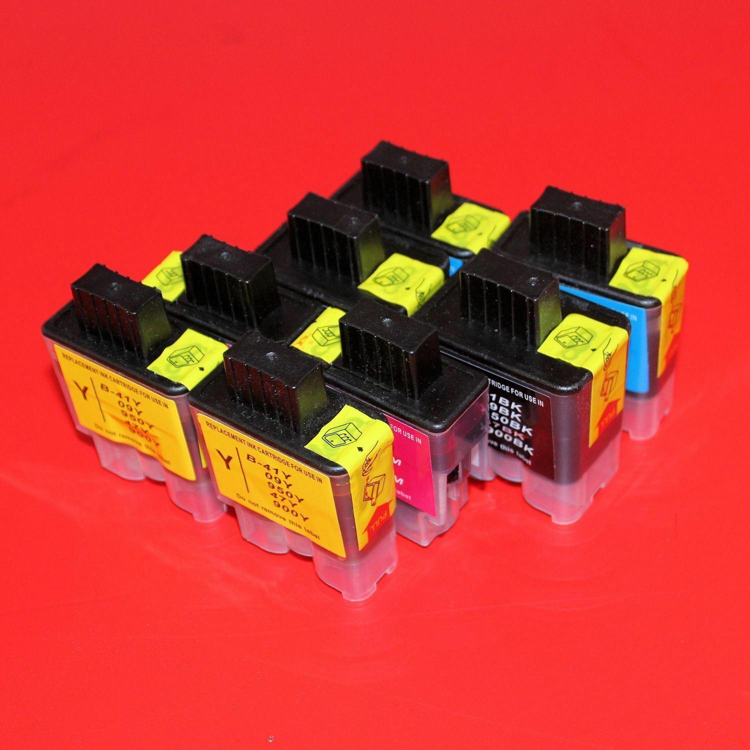 8PK LC41 Ink Cartridge Set for Brother MFC-5840CN 620CN 640CW 820CW 410CN