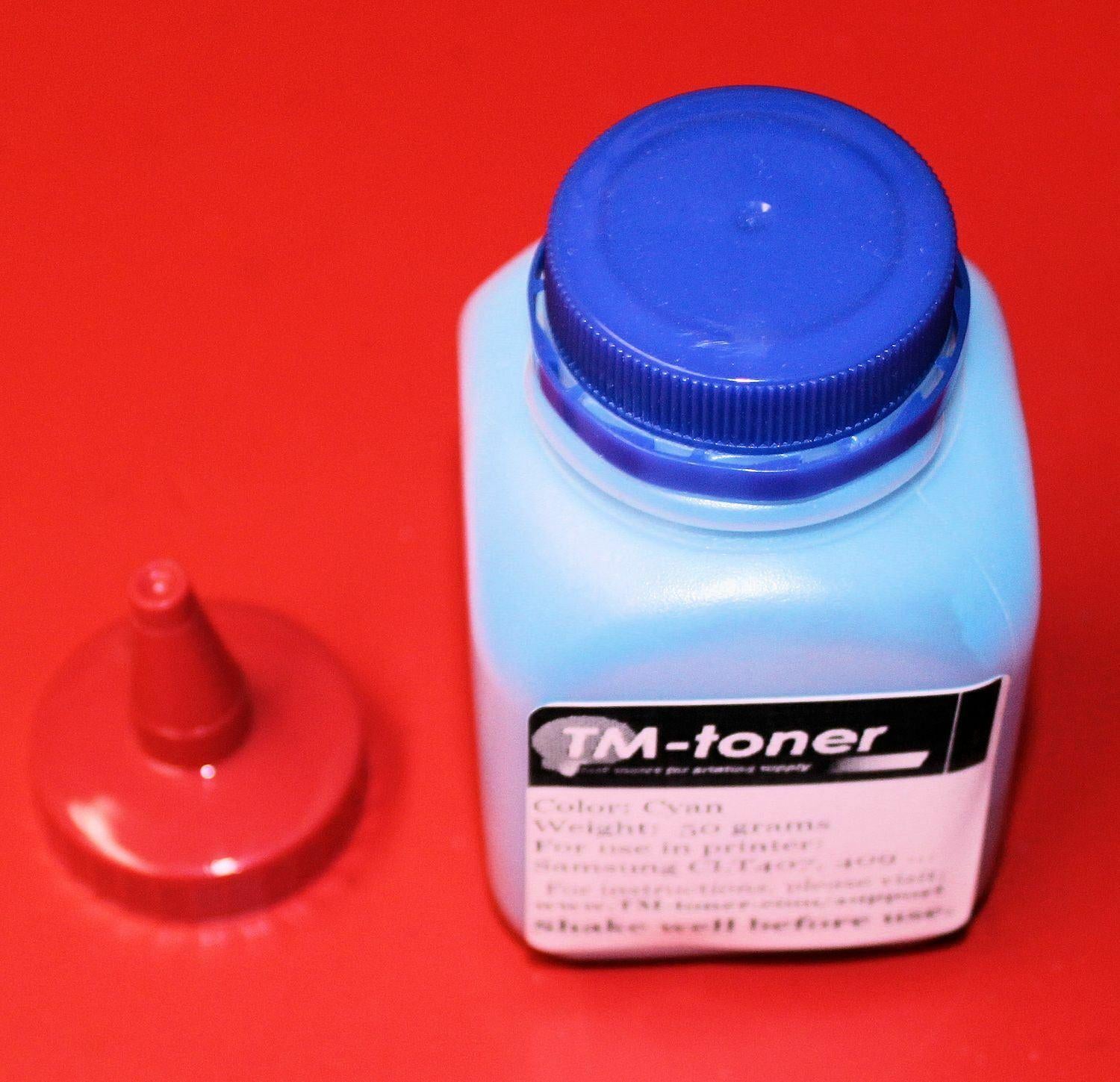 45g Cyan no chip Toner Refill for Samsung CLP-310 CLP-315 315W CLX3175 CLT-C409