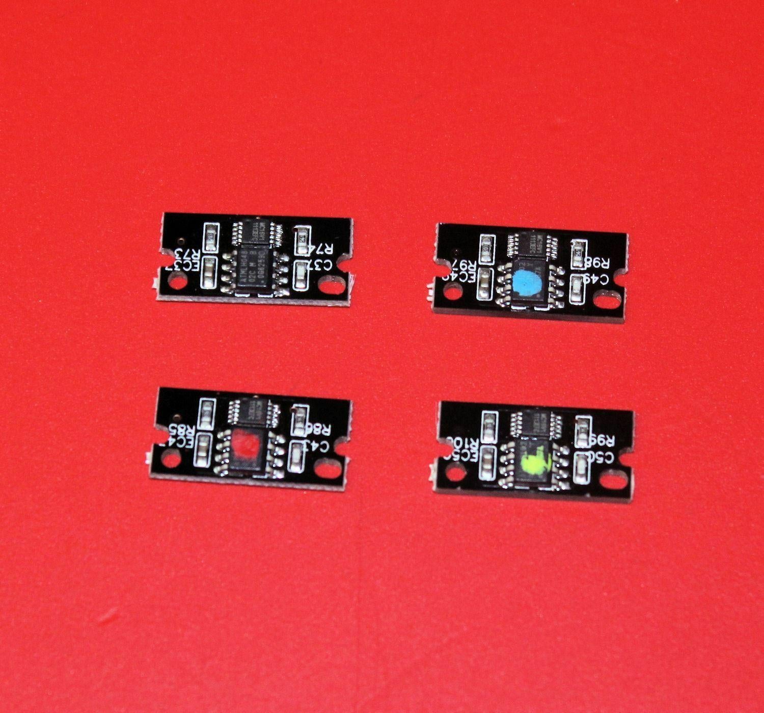 4  Imaging Drum Unit Reset Chips for Konica Minolta Magicolor C8650 8650 8650DN
