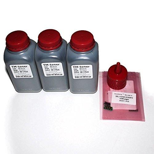 3x Toner refill with chip for Dell S2815dn, H815dw, S2810dn Printer 6k each
