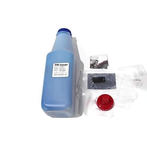 Compatible Cyan Toner Refill kit with Reset chip Replacement for HP Color Laserjet 5500, 5500dn, 5500dtn, 5500hdn, 5500n, 5550, 5550dn, 5550dtn, 5550hdn, 5550n C9731A