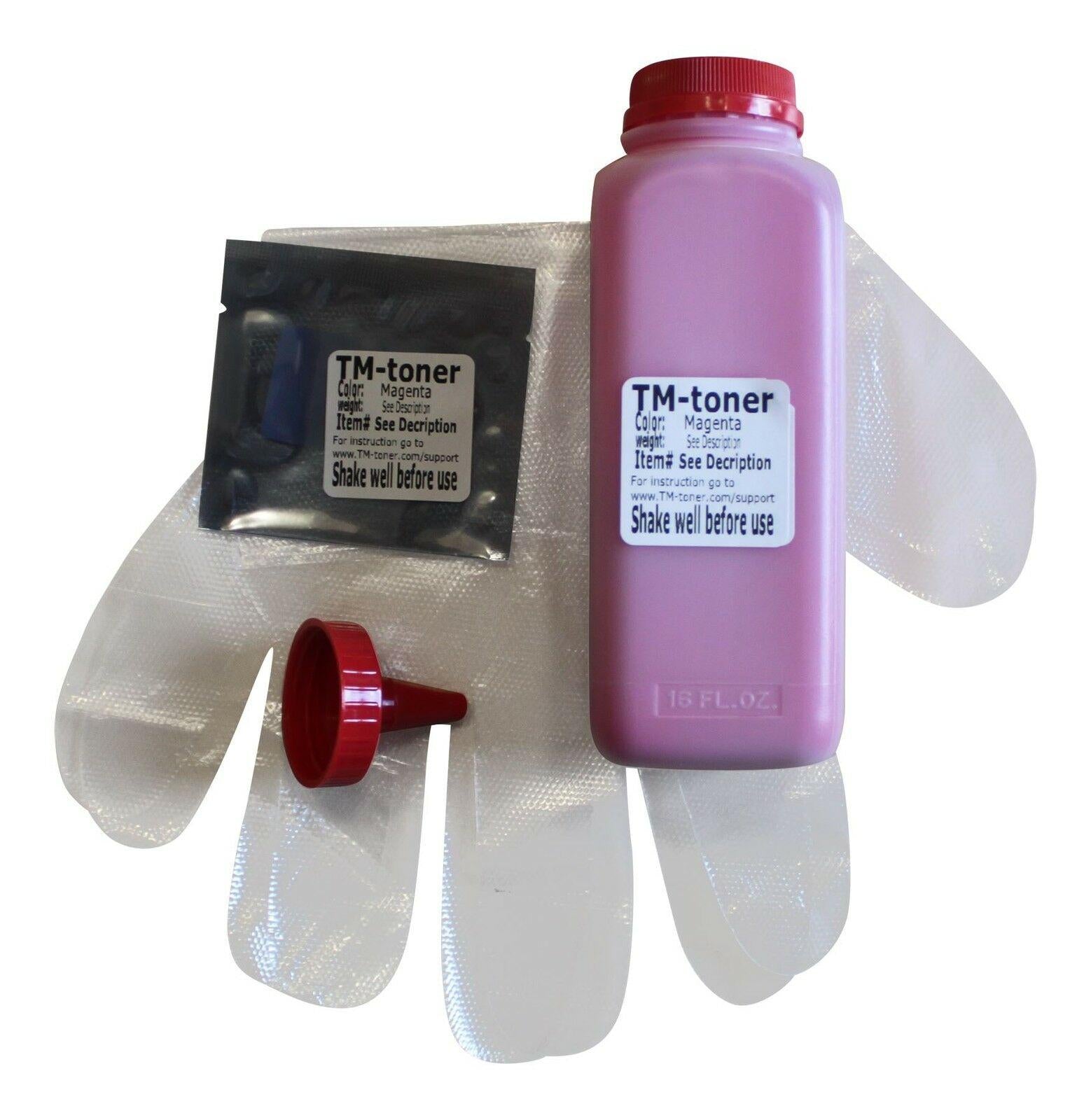 200g Magenta toner refill kit 3 chips for Canon 116 imageCLASS MF8080Cw, LBP5050