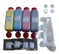 4 200g HY Toner refill kit w/ 8 chips & 4 plugs for Oki Okidata C110 C130 MC160N