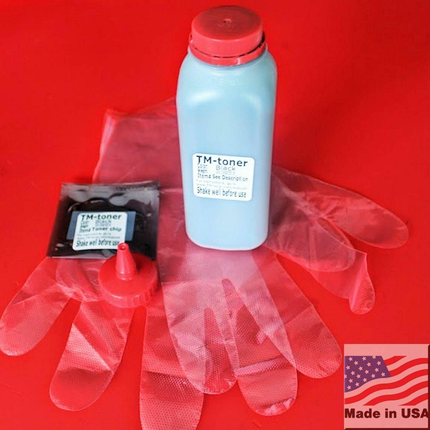 160 grams 5k TONER REFILL KIT + CHIP  for Dell TRVTC 331-0611 R2W64 2355 2355DN