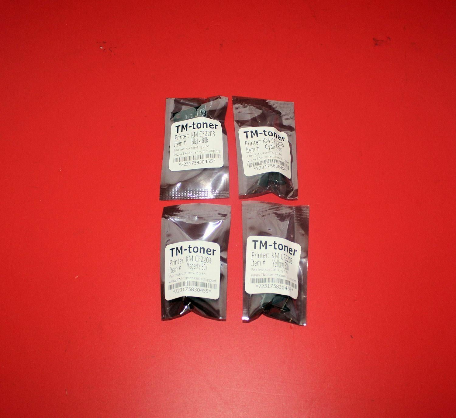 4 pcs Imaging Drum Unit Chips for Konica Minolta Bizhub CF2203 2203 printer