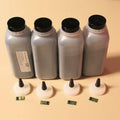 4x toner refill kit with chips for Oki Okidata B411, B431,MB461,MB471,MB491 printer