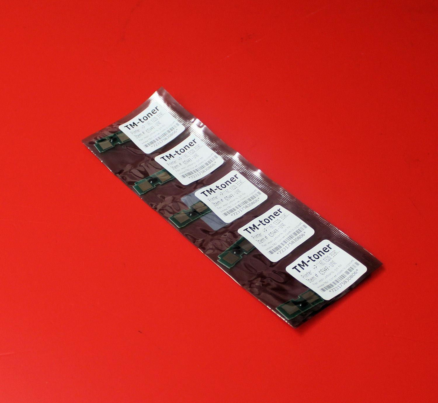 5 pc Toner Reset Chips for HP Laserjet 1160 1320 2300 2400 2410 3390 3392 Q5949A