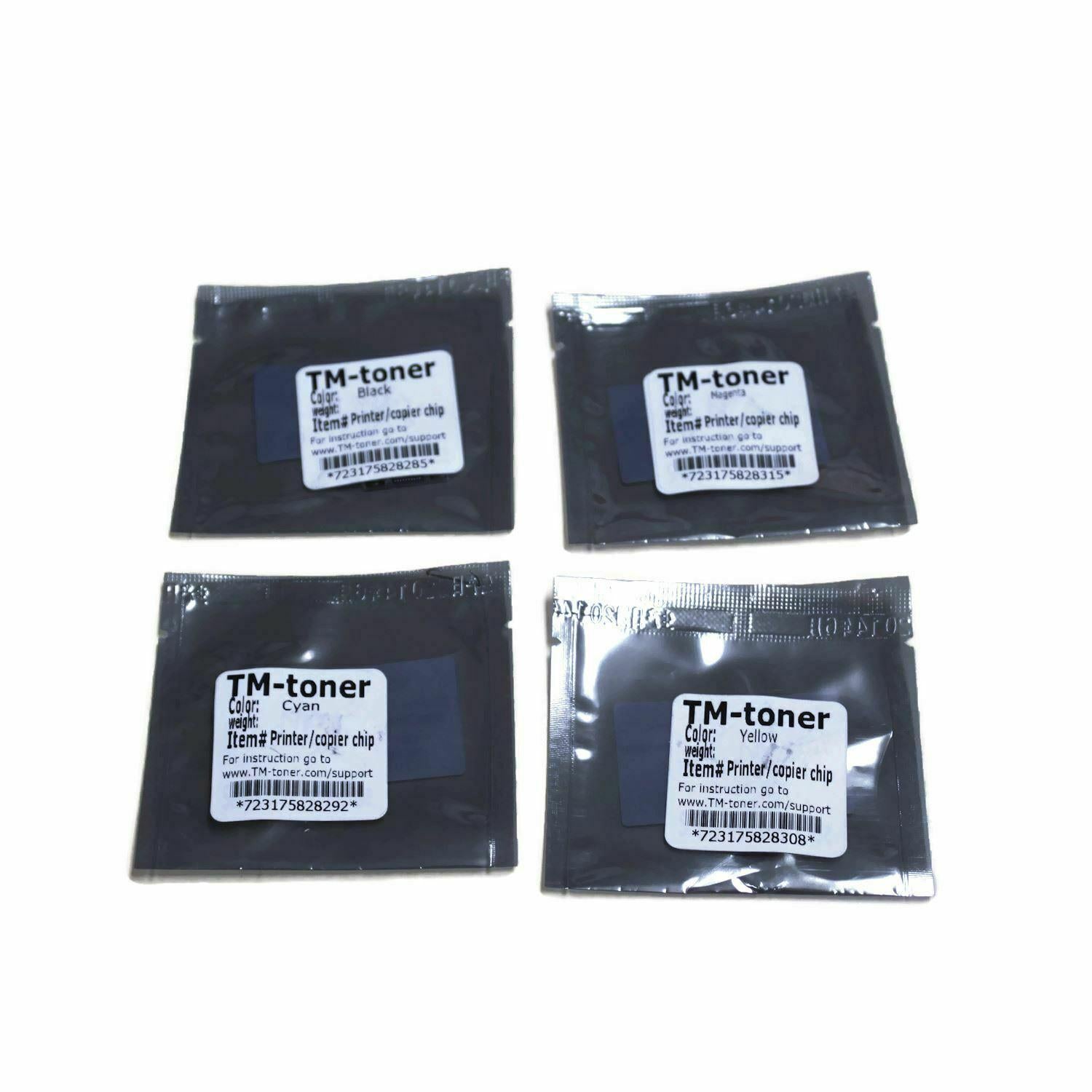 4 Color Toner Reset Chips for Ricoh Aficio SP C430 C431 C430dn C431dn Refill
