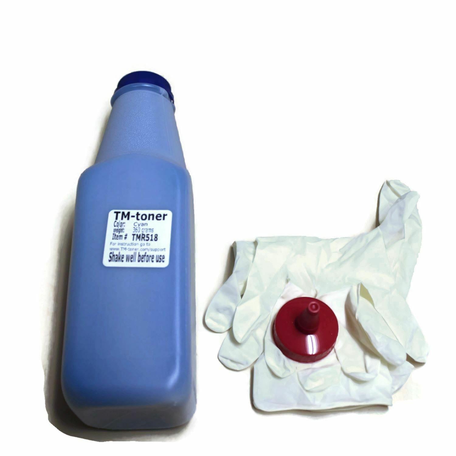 Cyan Toner Refill Kit for Ricoh 821073 Aficio SP C430 C430DN C431DN no chip