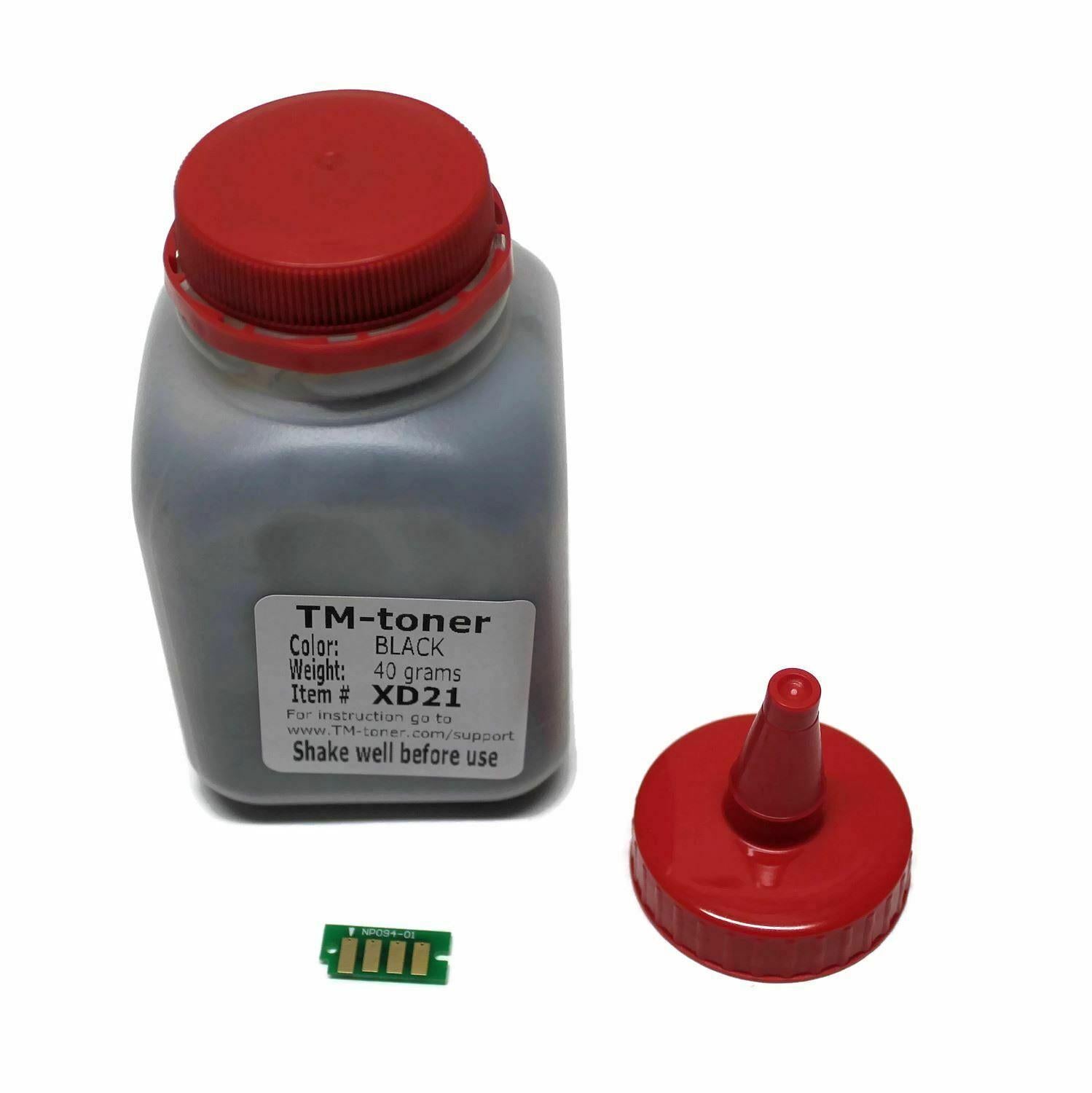 4 color Toner refill kit with chips for Xerox Phaser 6022 6022/NI Wireless Color Photo Printer, Xerox WorkCentre 6027, 6027/NI 106R02759 106R02756 106R02757 106R02758