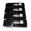 4 Genuine Dell C3760N C3760DN C3765DNF toner cartridges KT6FG 2PRFP V0PNK 2GYKF