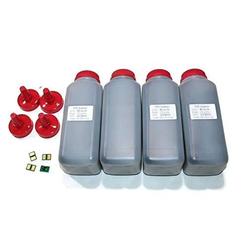 4X Toner Refill kit with Reset Chips for Oki Okidata B412dn B432dn B512dn MB492dn MB472w MB562dnw Printer