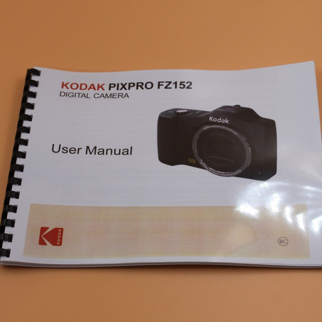 90 pages Kodak PixPro FZ152 User Instruction Manual Color  Protective Covers