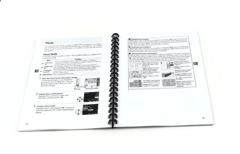 Nikon D3200 User's Instruction Manual Guide 92 Pages & clear Protective Covers