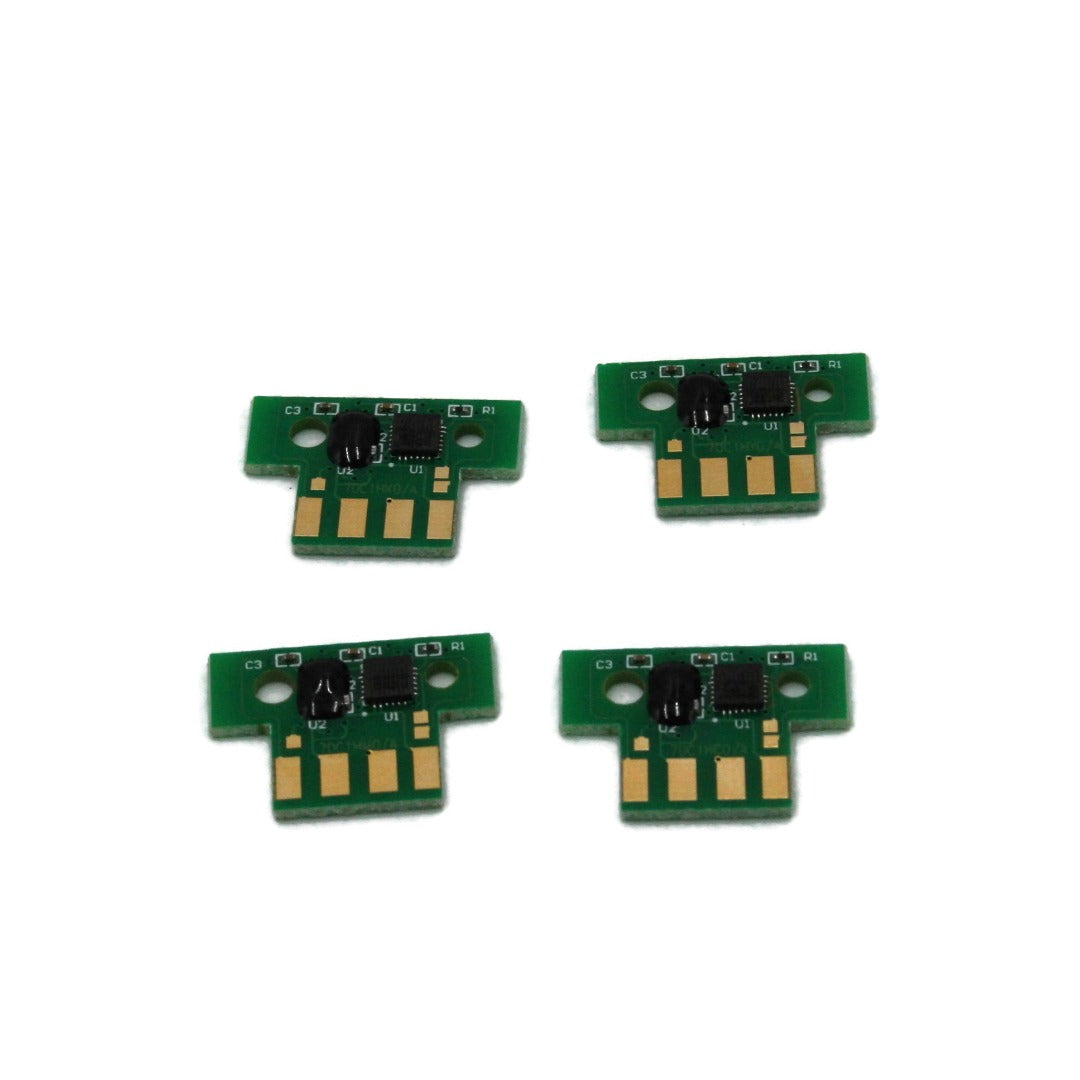 4 Toner Chip for Lexmark (70C1HK0, 70C1HC0, 70C1HM0, 70C1HY0) CS310 CS410 CS510