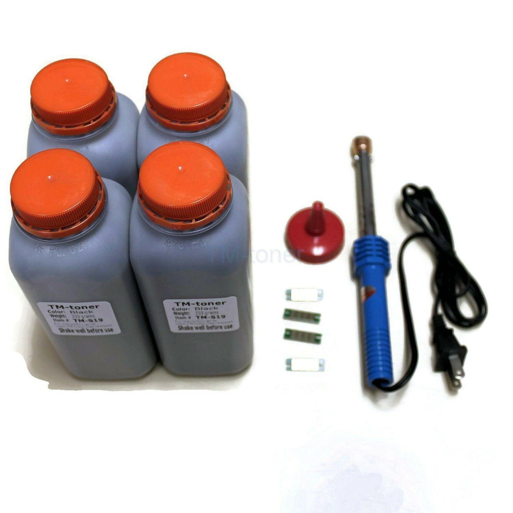 4x Toner refill with Chips & tool for Ricoh SP4510SF SP4510DN SP3610SF 3600DN