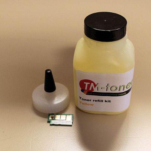 Simplyitem ? 100g yellow HY Toner Refill with chips for Samsung CLP680 CLP-680ND, CLX-6260FD