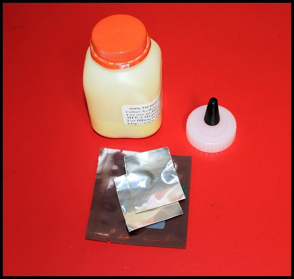 TM-toner ? Yellow Refill Toner Kit with chip for HP CE322A 128A CM1415fnw CP1525nw printer