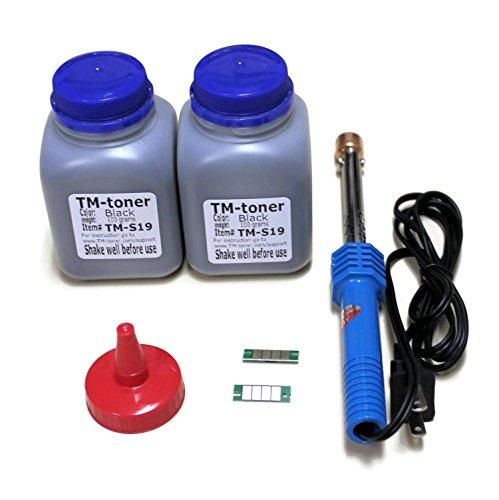 Toner refill kit with chip and hole making tool for Ricoh SP 100LA SP 100, 100 E, SP112SU, SP112SF cartridge printer