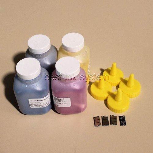 Simplyitem100g each 4 Toner Refill with Chip for 44469801, 44469703, 44469702, 44469701, C310dn, C330dn, C510dn, C530dn, MC351dn,MC352dn, MC361dn, MC362dn, MC561dn, MC562dn