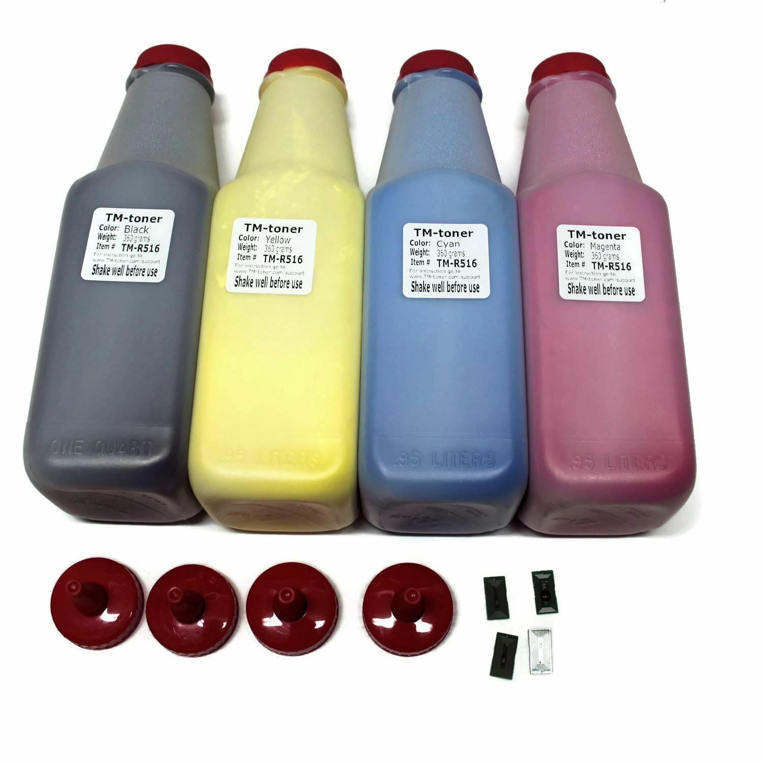 TM-toner ? 4 Compatible Toner refill kit with Chips for Ricoh SP C811 SP C811DN C811DNHA printer