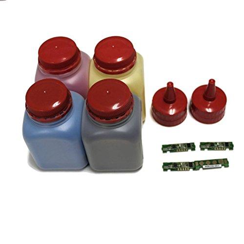 Compatible 4 color toner refill kit with reset chip for Samung CLP-362 CLP-363 CLP-364 CLP-367, CLP-365W, CLX-3305W, CLX-3305FW , CLX-3305FN, CLX-3305FW CLX-3307,CLX-3300, CLX-3303, CLX-3304