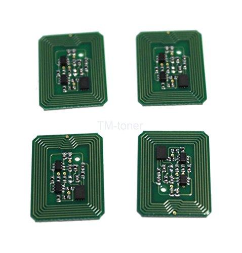 Compatible 4 Toner Chips for OKI C9600n, C9600hn C9800hn C9800hdn Refill 42918904 42918903 42918902 42918901