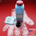 TM-toner ? 200gr Cyan Toner refill with 3 chips for CB541A HP LaserJet CM1312 MFP, CM1312nfi, CM1312nfi MFP, CP1215, CP1515n, CP1518ni
