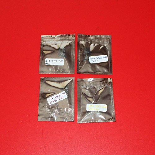 TM-toner 4 pc Imaging Unit Drum chip for Konica Minolta Bizhub C353 353