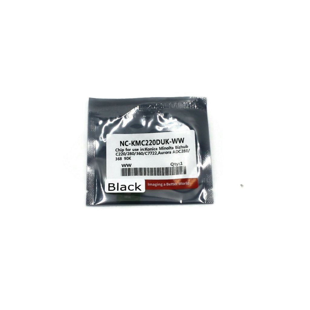 4 Drum Imaging Chips for Konica Minolta Bizhub C220 C280 C360 C7722 Printer Refill