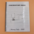 Janome Memory Craft 3000 Instruction Manual: 42 Pages  with Protective Covers
