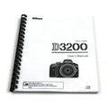 Nikon D3200 User's Instruction Manual 92 Pages & Protective Covers