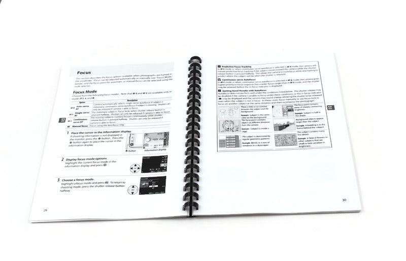 Nikon D3200 User's Instruction Manual 92 Pages & Protective Covers