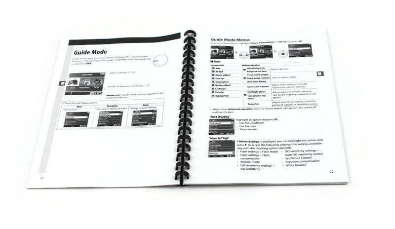 Nikon D3200 User's Instruction Manual 92 Pages & Protective Covers