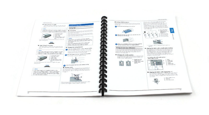 Brother Sewing Machine SE600 Instruction Manual 100 Pages With Clear Covers