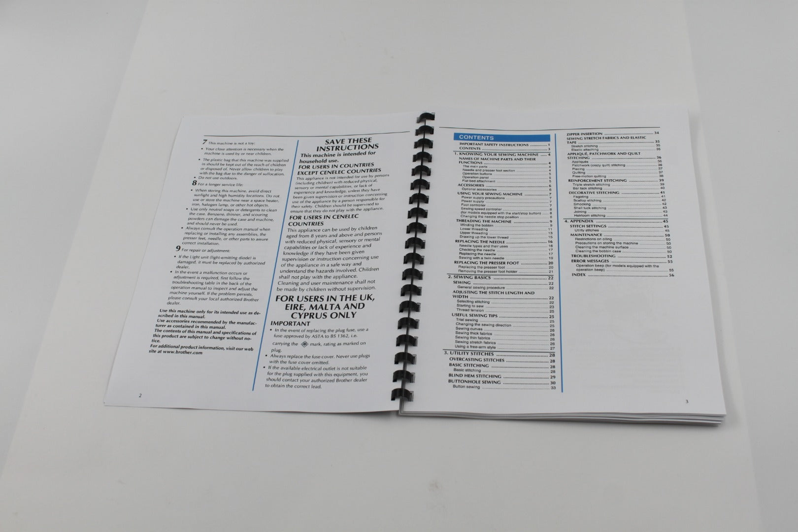 CS6000 6000T 6000i Instruction Manual 65 pages Full Color & Protective Covers!