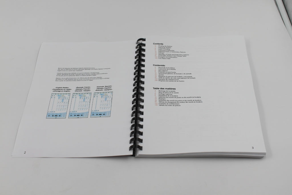 162 pages Baby Lock Solaris BLSA2 Embriodery Design Guide Full Color  Protective Covers