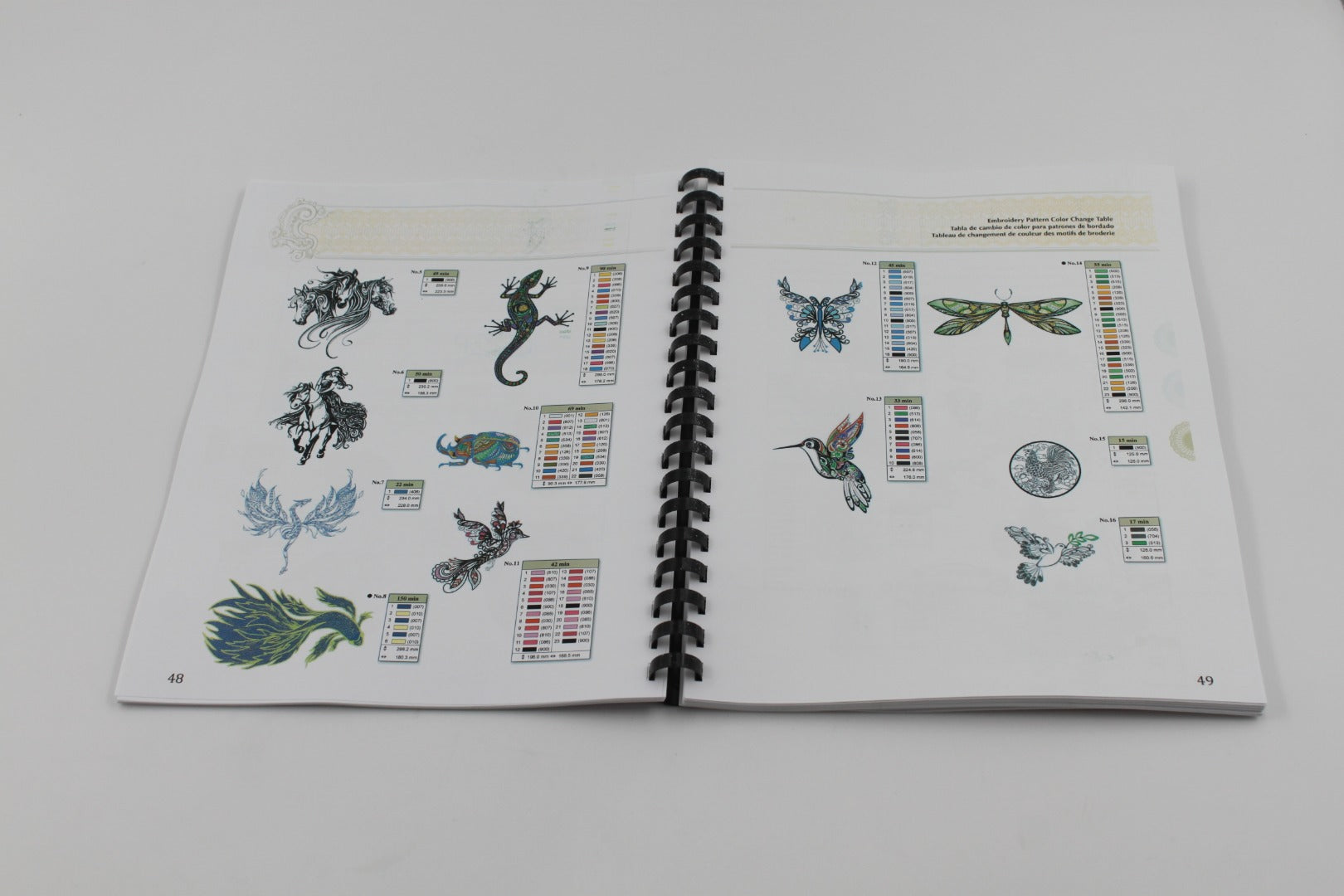 162 pages Baby Lock Solaris BLSA2 Embriodery Design Guide Full Color  Protective Covers