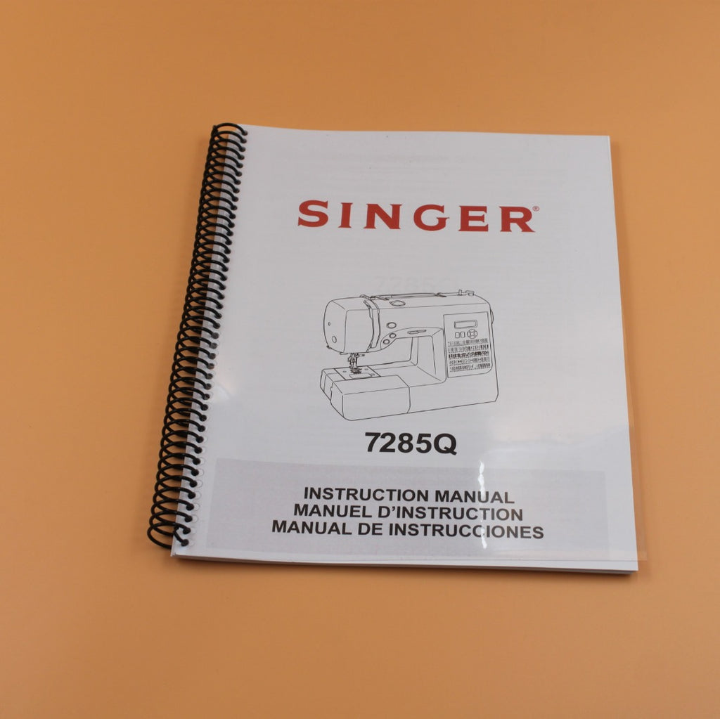 Singer 7285Q Instruction Manual 84 Pages w Protective Covers