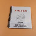 Singer 7285Q Instruction Manual 84 Pages w Protective Covers
