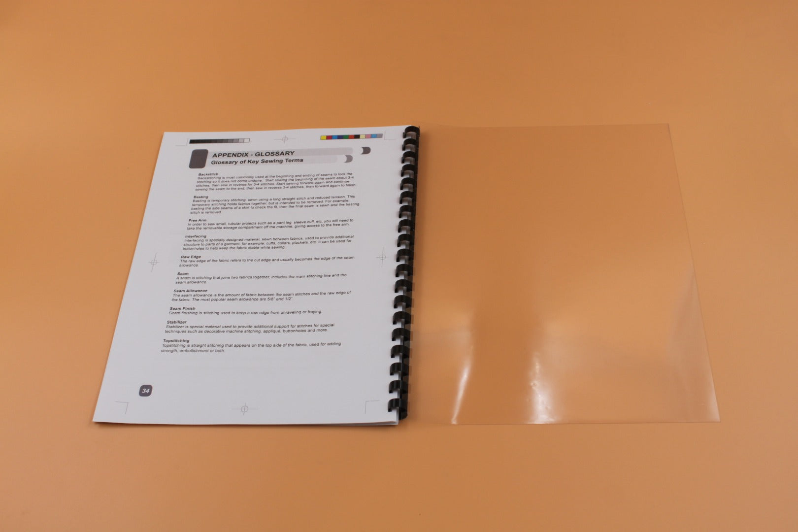 34 Pages Singer 5560 Instruction Manual with clear Protective Covers
