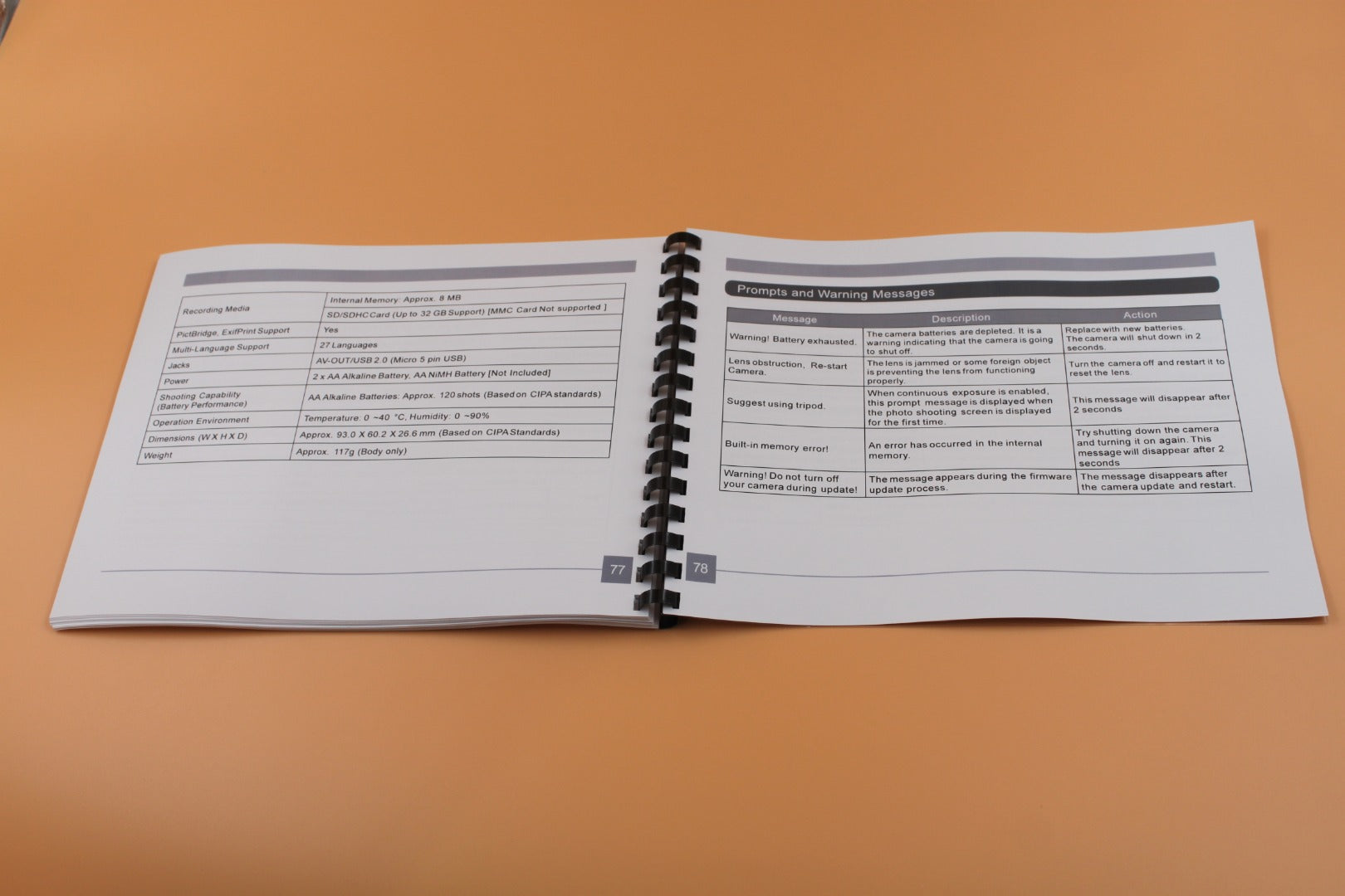 Kodak PixPro FZ43 Instruction Manual Full Color with Protective Cover